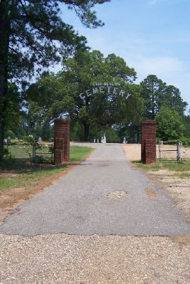 Image of Plain Dealing Cemetery Entrance