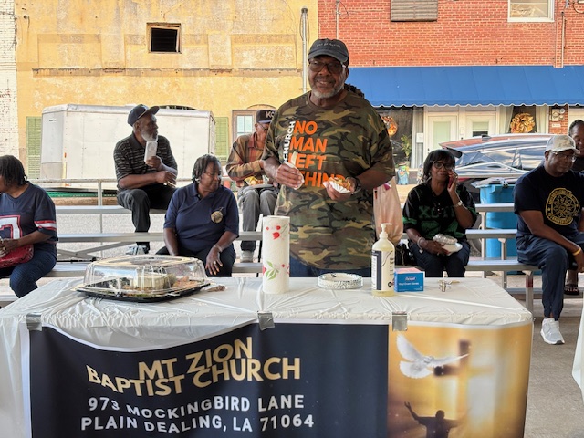 Mt Zion Baptist Church table